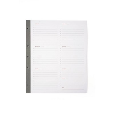 Russell+Hazel Signature Smartdate Weekly Sheets