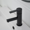 BWE Unique Design Single Hole Single Handle Bathroom Faucet in Matte Black - 3 of 4