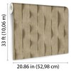 Veer Decor Wavy Wood Slats Wallpaper - 3 of 4