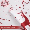4 Pieces Soft Microfiber Christmas Bedding Sheet Set - 3 of 4