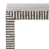 Hamza Rectangle Coffee Table - COF1805A - Silver/Black - Safavieh - 3 of 4