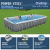 Bestway 24ft x 12ft x 52in Rectangular Frame Family Swimming Pool & Test Kit - 3 of 4