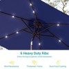 Sonkuki 7.5 ft Outdoor LED Solar Lighted Patio Market Umbrella w/ Push Button Tilt - 4 of 4