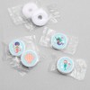 Big Dot of Happiness Mermaid Party Stickers, Mermaid Birthday Party Round Candy Sticker Favors - Small Labels Fit Chocolate Candy (1 sheet of 108) - 3 of 4