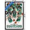 Trends International NBA Boston Celtics - 2024 NBA Finals Champions Framed Wall Poster Prints - 3 of 4