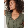 VENUS Womens Adjustable Tie Front Top - 3 of 4