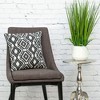 Parkland Collection,Habib Transitional Black Throw Pillow - 2 of 4