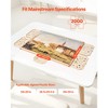 VEVOR 2000 Piece Rotating Puzzle Board with 5 Drawers and Cover, 40x29 in Portable Wooden Table, Jigsaw Puzzle Accessories for Adults, Beige - 3 of 4