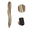 Unique Bargains Long Straight Hair Wig Hair Clips 21.65" Length 1 Pc - 4 of 4