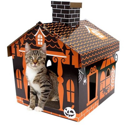 Basic Haunted House Cat Scratcher 