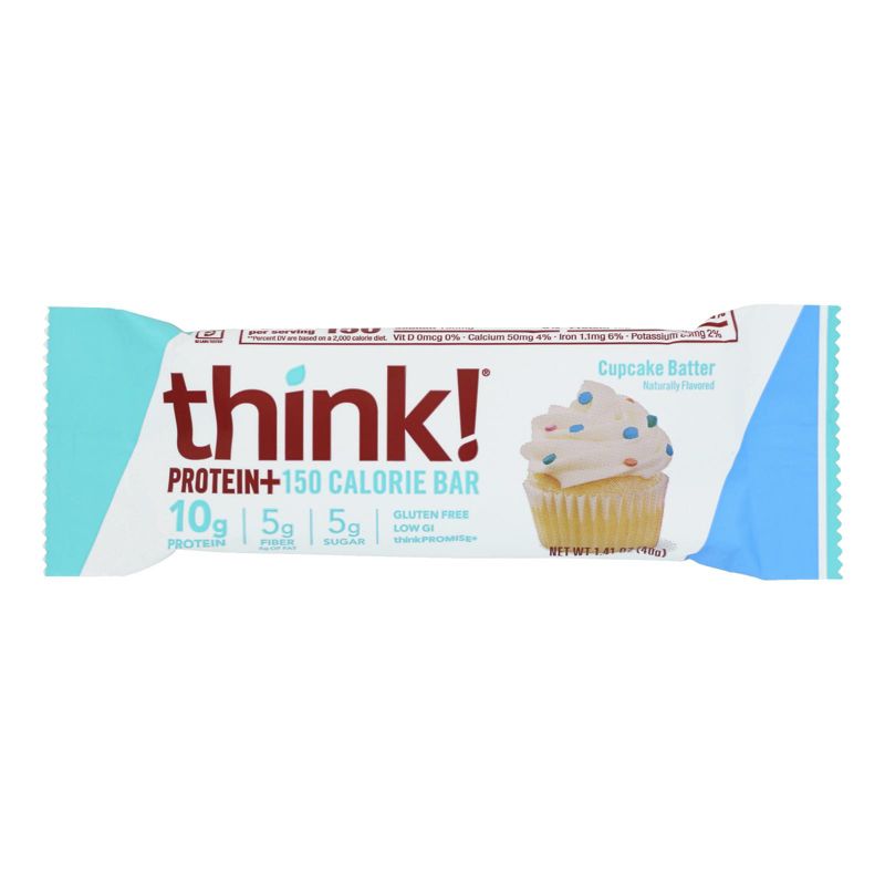 Think! Cupcake Batter Protein Bar - 10 bars, 1.41 oz, 2 of 5