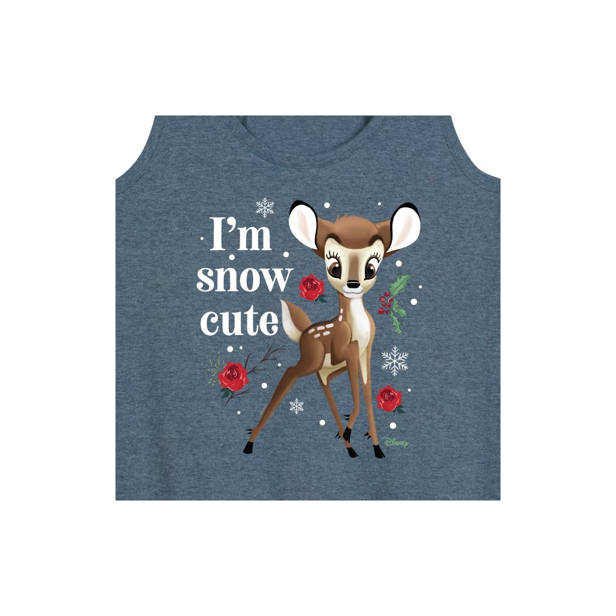 Women's - Disney - Christmas - I'm Snow Cute Graphic Racerback Tank - thumbnail 2