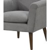 NicBex Woven Accent Chair,Upholstered Living Room Chairs with Round Arms and Wooden Legs,Mid-Century Armchair,Accent Chairs for Living Room - 3 of 4