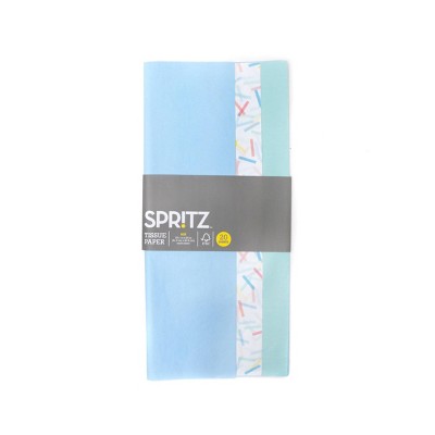 20ct Banded Tissues Gift Packaging Accessories Blue - Spritz™