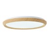 Dewdrop Modern Minimalist Light Ceiling Light Wooden Frame LED  1 Light 5CCT Dimmable ETL For Bedroom - 2 of 4