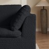 110" Cloud L-Shaped Convertible Sectional Sofa, Ottoman, 7 Throw Pillows, No Assembly - 4 of 4