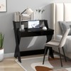 Costway Computer Desk Study Writing Table Small Space w/ Drawer & Monitor Stand - 2 of 4