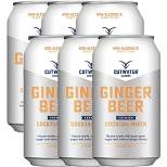 Cutwater Non-Alcoholic Ginger Beer 6 Pack - 12oz Cans - 110 Calories Fat-Free - Soda Mixer for Moscow Mule, Dark n Stormy