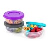 SnapLock Snack Stack Food Storage Container - Clear - 3pk - image 4 of 4
