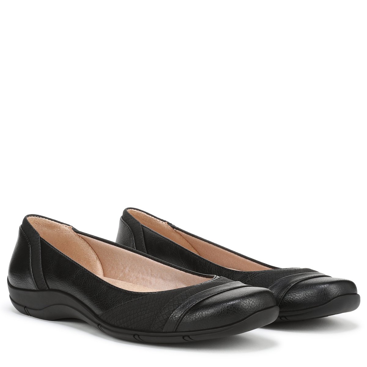 Обувь LifeStride Women's Dig Ballet Flat Black 6 W — фото 2