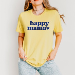Simply Sage Market Happy Mama Puff Print Short Sleeve Tee - 1 of 4