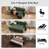 Vipbear Sleeper Sofa Bed, 82" Pull Out Couch with Reclining Backrest/Reversible Storage Chaise, 3 in 1 L-Shaped Couch Tool-Free Assembly - 4 of 4