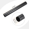 Unique Bargains High Impact Water Plumb Cable Sleeve PVC Rigid Round Pipes 20" Length - 2 of 4