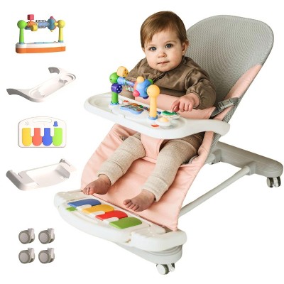 Grungis Baby Bouncer Seat Baby Bouncer Ergonomic Bouncer Seat Portable Newborn Bouncer Seat for 0-2 Years Babies