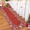 Christmas Area Rugs for Living Room Bedroom Scalloped Edge Xmas Festive Winter Decor Rug Soft Low Pile Non-Slip Rug - 4 of 4