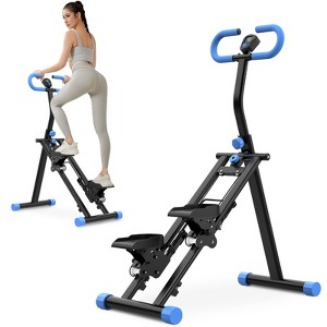 SEVOBAL Stair Stepper with resistance Home-Upgrade Vertical Climber Workout Machine Exercise Climber Fitness Equipment, Blue, 34.25"*17.32"*49.21" - 1 of 4