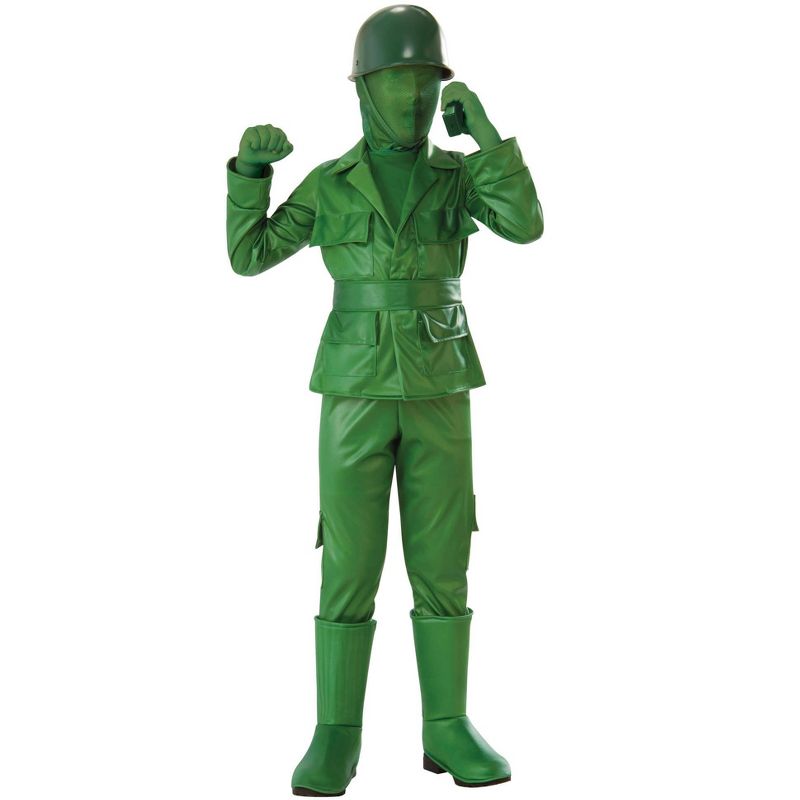 Rubie's Kids' Army Halloween Costume Green, 1 of 5