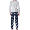 SLEEPHERO Crew Neck Long Sleeve Tee Shirt with Fleece Pajama Pants with Pockets - image 3 of 4