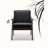 CAVINAS Accent Chair Comfy Chair Lounge Chair with Microfiber Upholstery and Solid Wood Frame for Living Room, Bedroom - 2 of 4