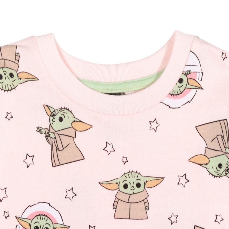 Star Wars The Mandalorian Baby Yoda Sweatshirt Pink , 2 of 8