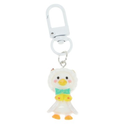 Unique Bargains Christmas Keychain Lobster Clasp Alloy Resin Colorful 1 Pc