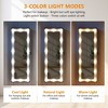 Fredees Farmhouse Jewelry Cabinet with 10 LED Lights, Tall Lockable Wall or Door-Mounted Armoire Organizer with Mirror - 4 of 4
