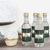 Big Dot of Happiness Rustic Merry Friendsmas - Mini Wine and Champagne Bottle Label Stickers - Friends Christmas Party Favor Gift - Set of 16 - 3 of 4