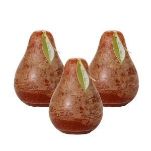CarAmel Timber Pear Candles - Set of 3 - 1 of 4