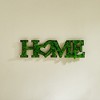 Sevobal Wall Art Home Letter Moss Decor Blending Cozy Charm And Modern Flair With Unique Appeal For Stylish Interiors, Green, 37"*12.5"*4.6" - 4 of 4