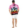 LA LEELA Mens Hawaiian Shirts Short Sleeve Button Down Shirt Men's Vacation Shirts Summer Beach Casual Tropical Shirts for Men Funny - 2 of 4