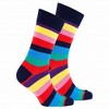 Rainbow Stripes Socks (Men's Sizes Adult Large) from the Sock Panda - 3 of 3