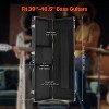VEVOR Bass Guitar Hard Case, 48.03 in Rectangular Guitar Hard Case, PVC Padding Soft Lining Water-Resistant, for 39-46.5 in Bass Guitars, Black - 3 of 4