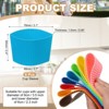 Unique Bargains Silicone Protective Heat Resistant Non Slip Coffee Cup Sleeve 6 Pcs - 2 of 4