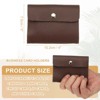 Unique Bargains Leather Slim ID Card Business Card Holder Wallets with 24 Slots 4" x 3" - 2 of 4