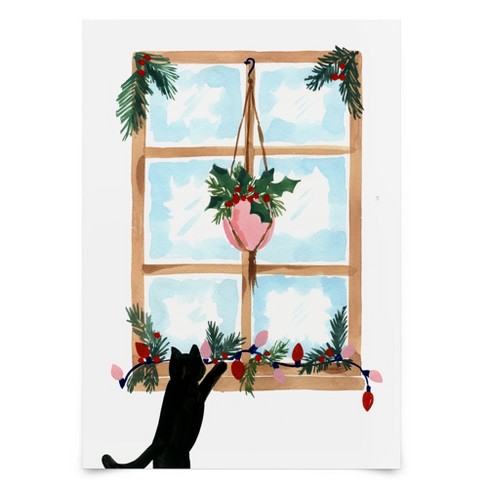 Americanflat - Cat Lucky Cat By Anderson Design Group - 11x14 Poster Art  Print : Target