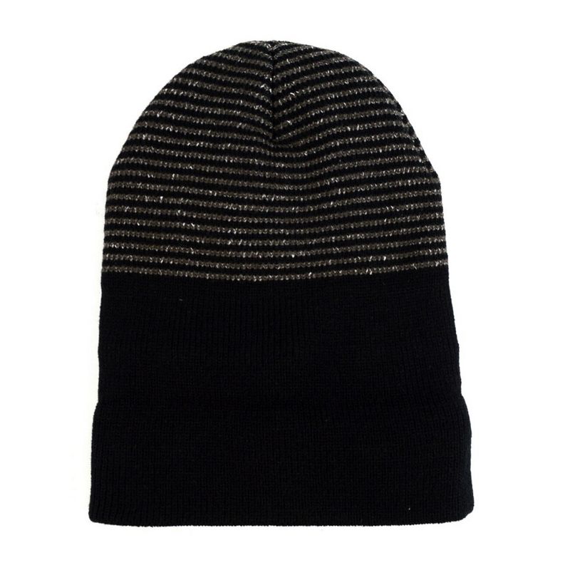 Stripes Heavy Duty Winter Outdoor Beanie Hat for Men & Women, 2 of 5
