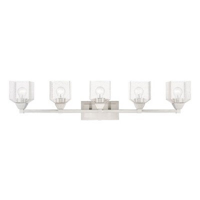 Livex Lighting Aragon 5 - Light Vanity in  Brushed Nickel