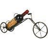 LIVEVIE Classic Vintage Bike Trike Style Wine Rack Freestanding One-Bottle Holder, Bike-Shaped Wine Organizer for Countertop and Tabletop - 2 of 4