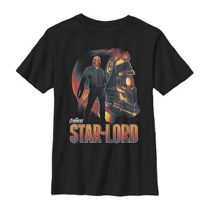 Boy's Marvel Avengers: Avengers: Infinity War Star-Lord Portrait T-Shirt - 1 of 4
