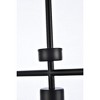 Elegant Lighting Mera 3 lights black pendant - 4 of 4